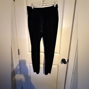 Lululemon Athletica Black Velour Pants